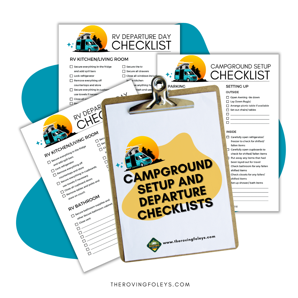 Campground Setup and Departure Checklist