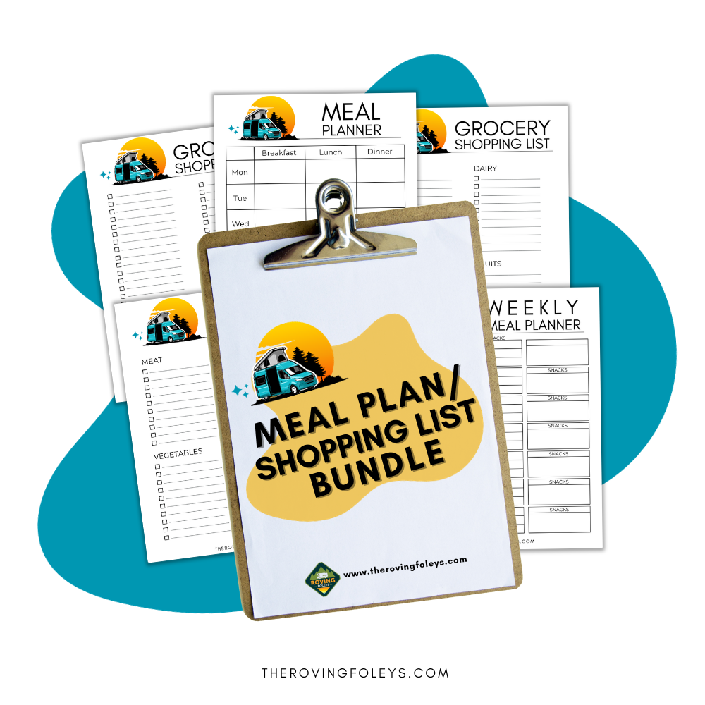 Weekly Meal Plan and Shopping List Bundle