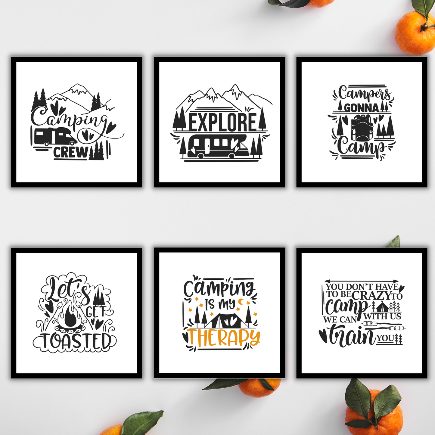 Camping Wall Art Set 3