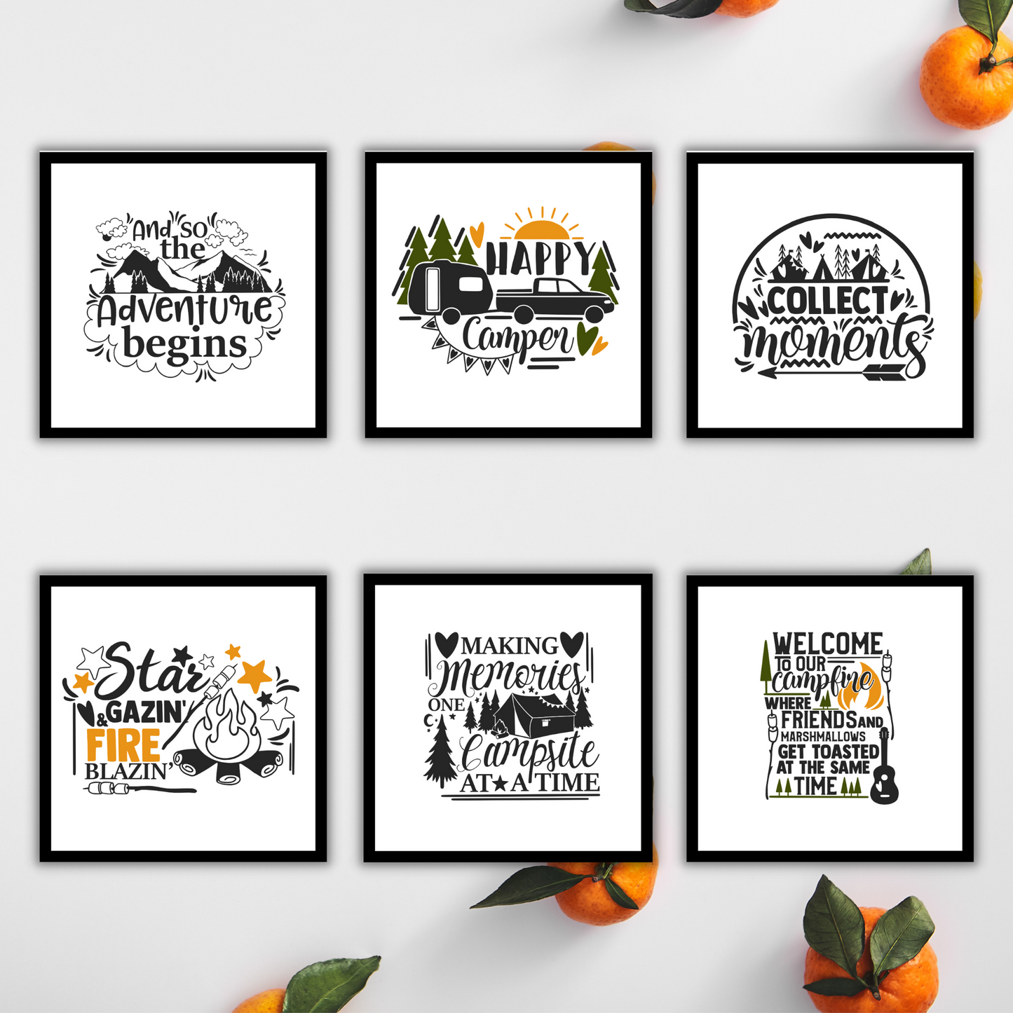 Camping Wall Art Set 1