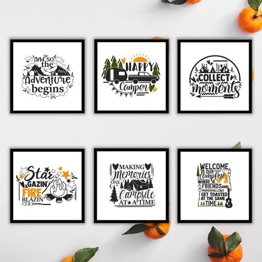 Camping Wall Art Set 1