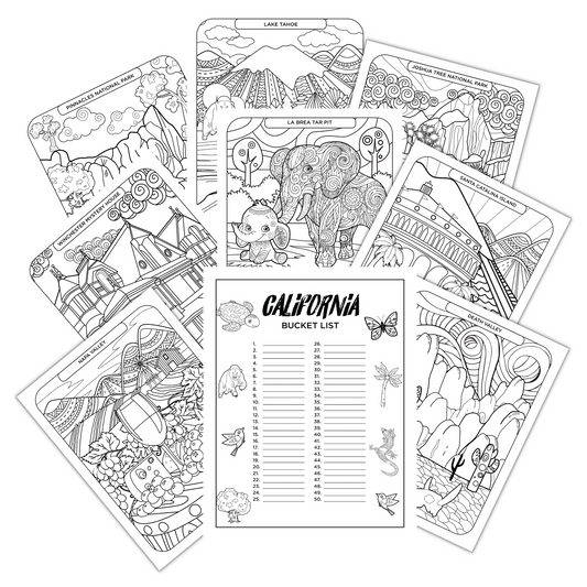 Coloring Book-California