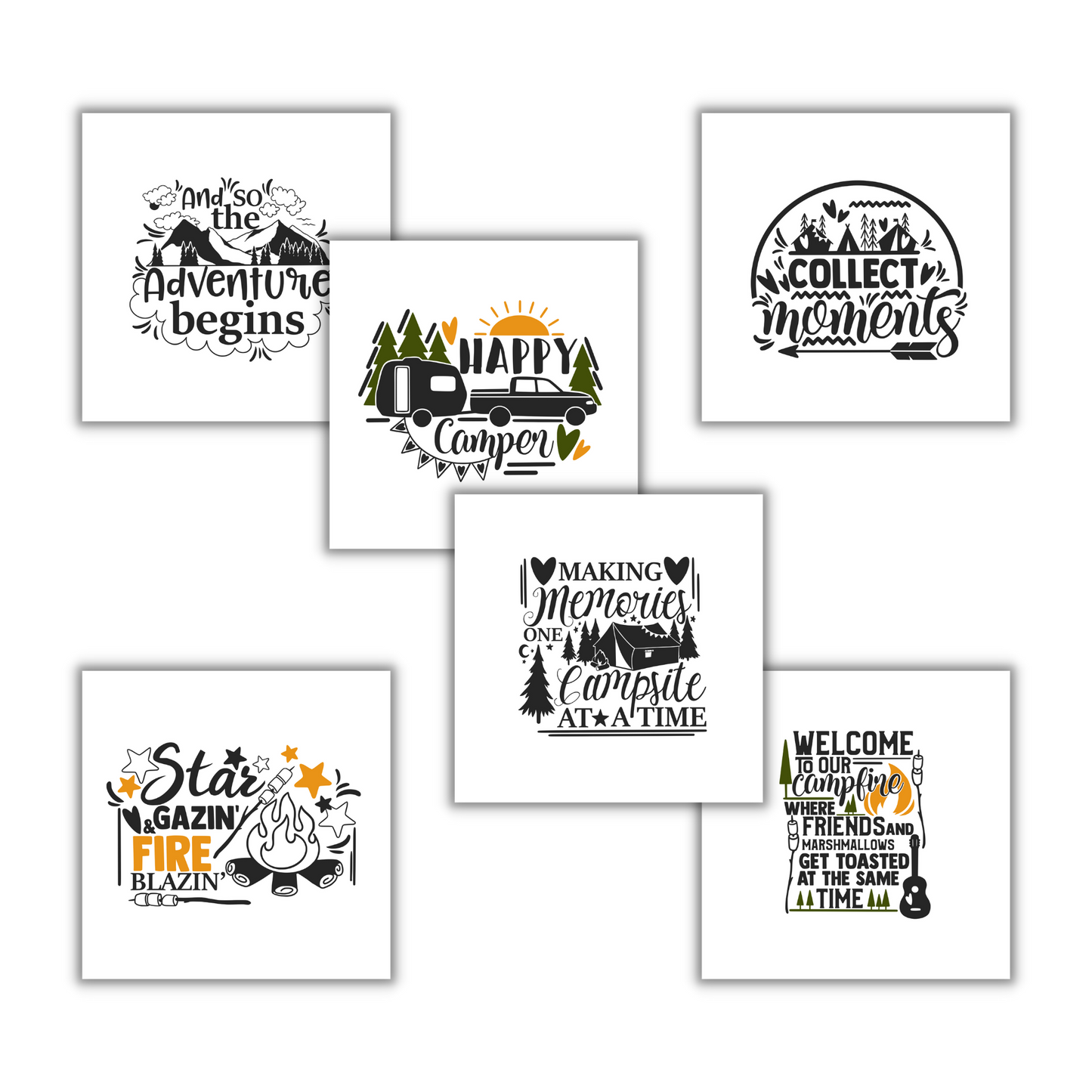 Camping Wall Art Set 1