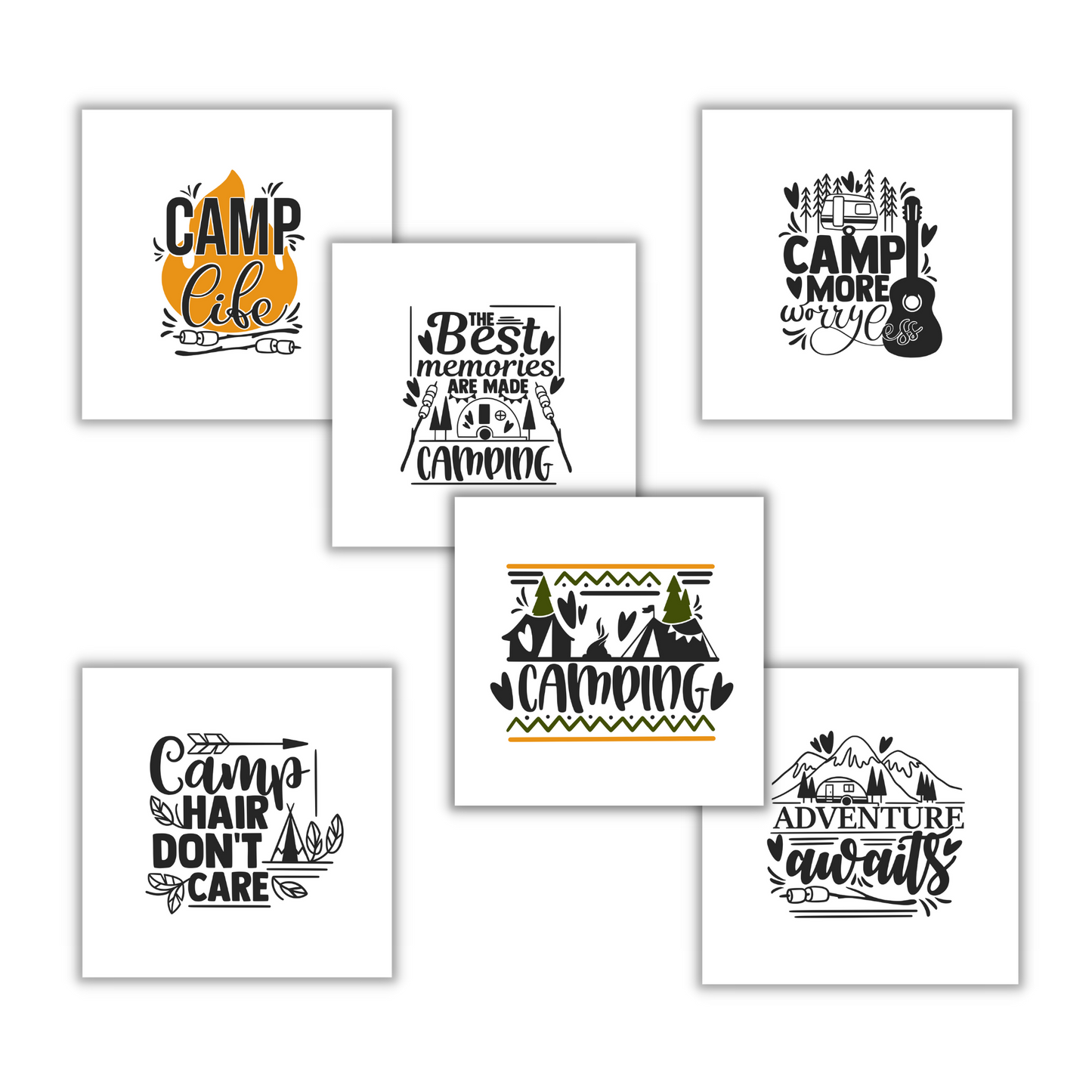 Camping Wall Art Set 2