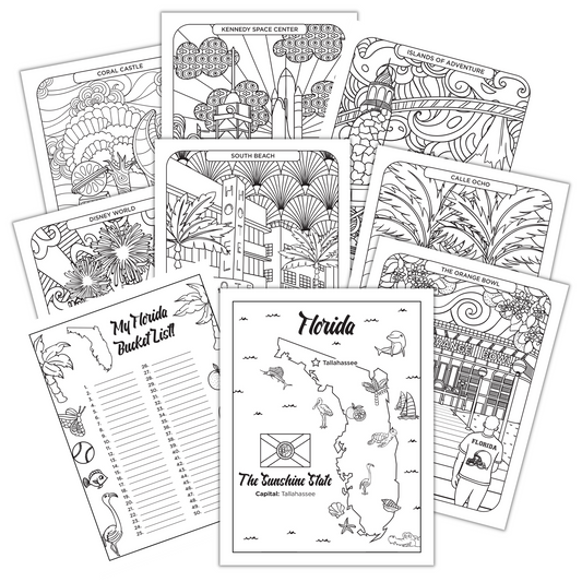 Coloring Book -Florida