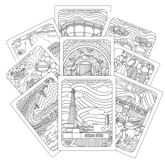 Coloring Book -Texas